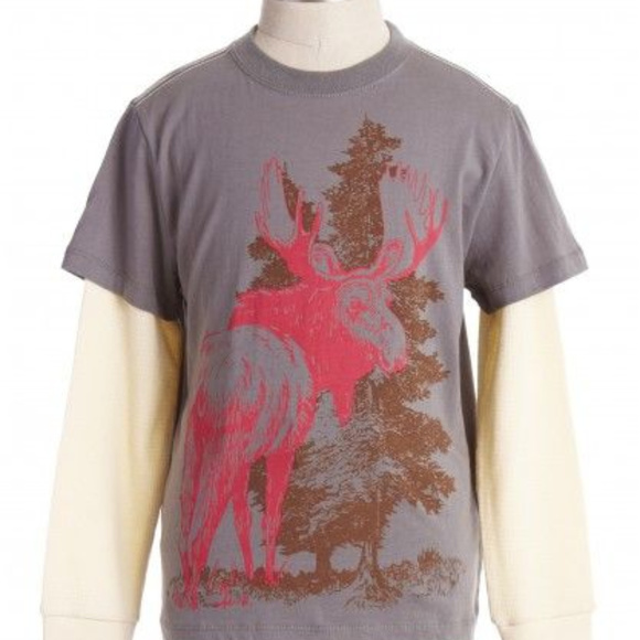 { PEEK KIDS } The Moose is Loose 2-in1 Tee- XXL - Picture 2 of 2